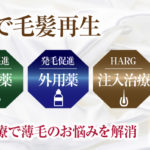 医療発毛で毛髪再生