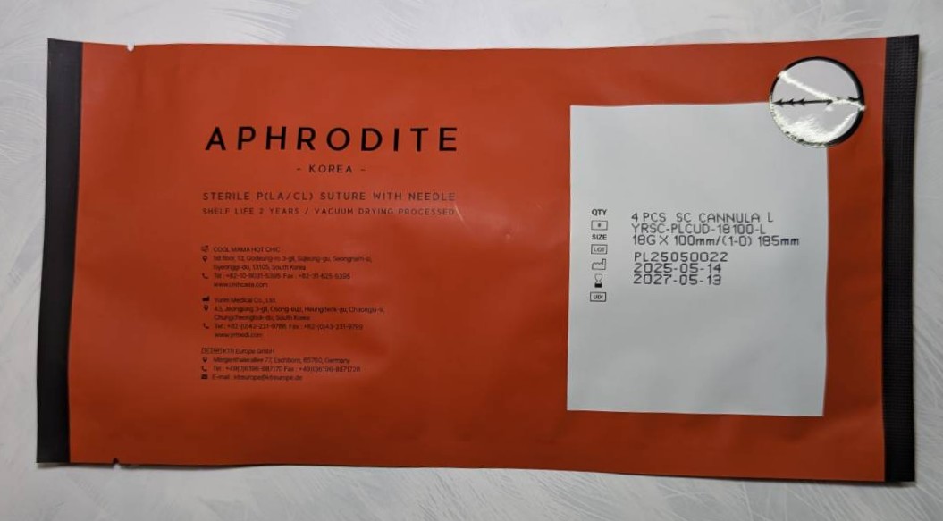 アフロディーテPLACL糸リフトの専用スレッドパッケージ