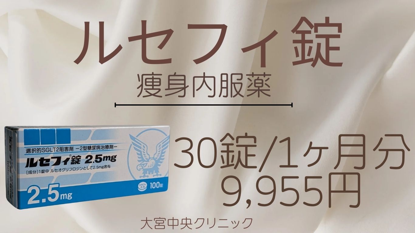 ルセフィ（SGLT2阻害薬）医療ダイエット