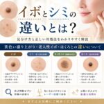 イボとシミの違い・老人性イボとの違いについて